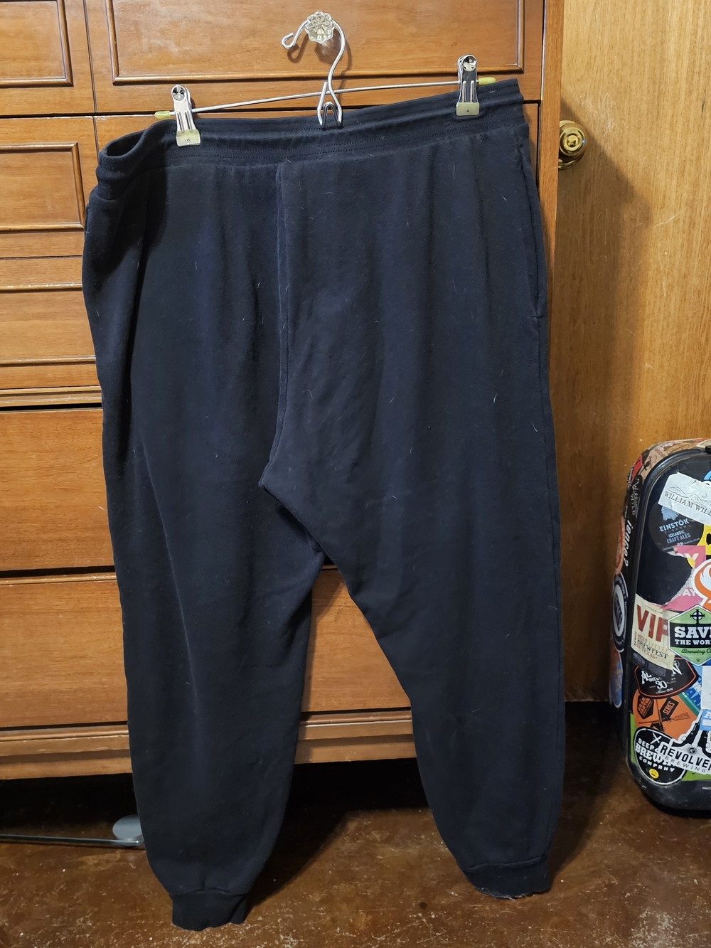 Black Graphic Track Joggers - Don't Let The Hard Days Win - Picture 3 of 4